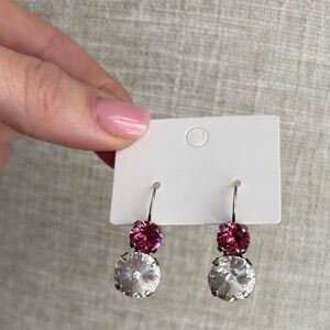 Certified Crystal Earrings NEW